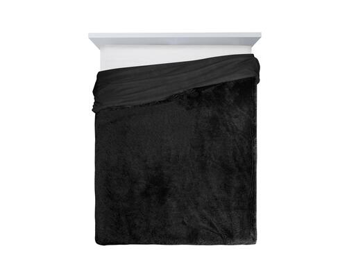 Jemná chlpatá deka s vysokým vlasom - Tifany, čierna 150 x 200 cm